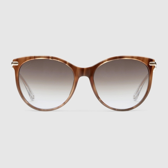 Gucci Accessories - Gucci Cat Eye Sunglasses With Metal Bamboo Temples